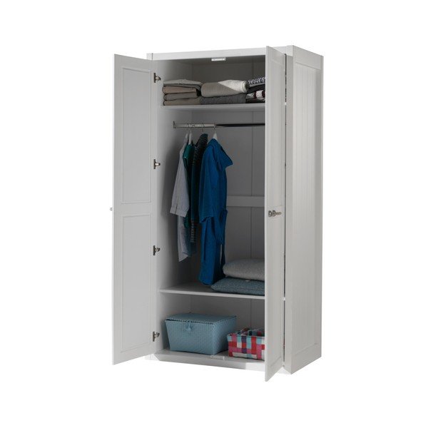 Biała dziecięca szafa Vipack Lewis, szer. 100 cm-image-1