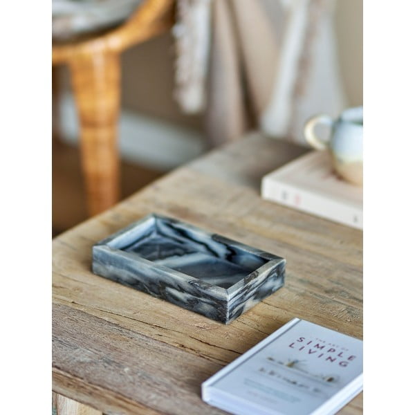 Marmurowa taca dekoracyjna 10x17.5 cm Feliza – Bloomingville-image-1