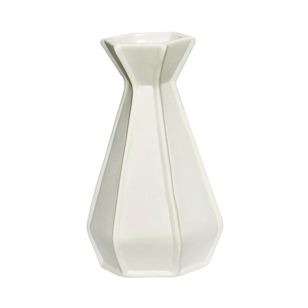Biały wazon porcelanowy Hübsch Knut