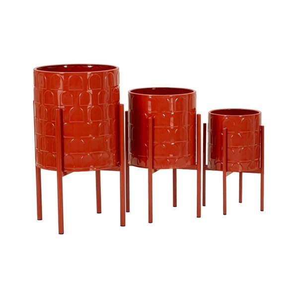Metalowe osłonki na doniczki zestaw 3 szt. ø 36 cm Archy – Mauro Ferretti-image-3