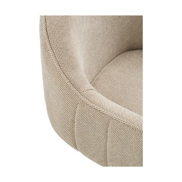 Jasnoszare tapicerowane fotele jadalniane zestaw z podłokietnikami 2 szt. Tamera – House Nordic-image-3