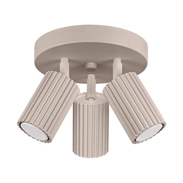 Szarobrązowa metalowa lampa punktowa Gleam – Sollux