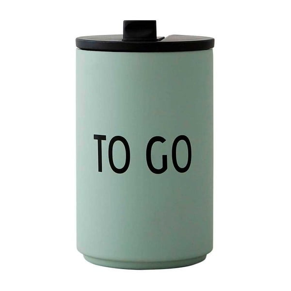 Zielony kubek termiczny 350 ml To Go – Design Letters
