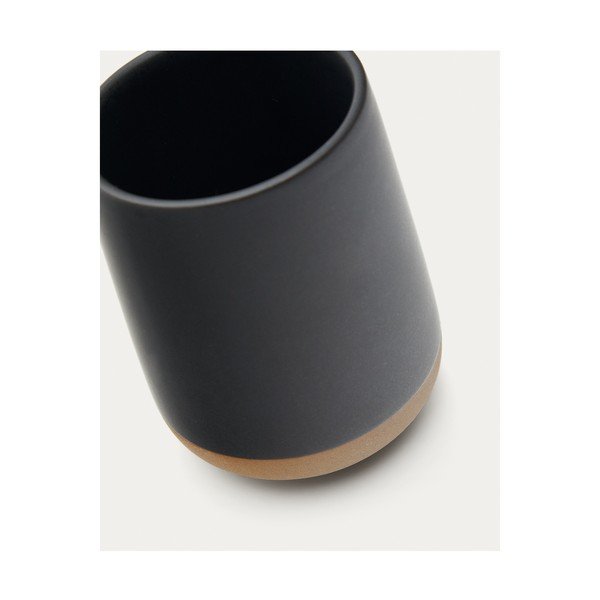 Ciemnoszary kubek na szczoteczki do zębów ceramiczny Silma – Kave Home-image-4