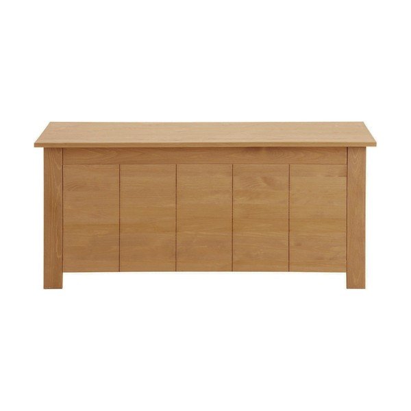 Skrzynia z litego drewna sosnowego w naturalnym kolorze 100x45 cm Bertram – Støraa