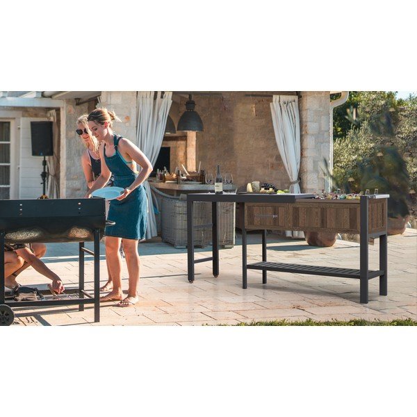 Ogrodowy stolik barowy 112x43 cm Hosting – Keter-image-4