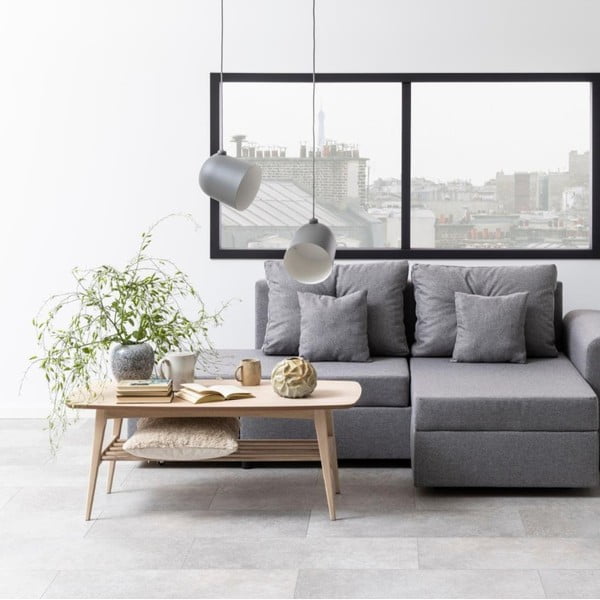 Stolik z konstrukcją z drewna dębowego Actona Woodstock, 120x60 cm-image-1