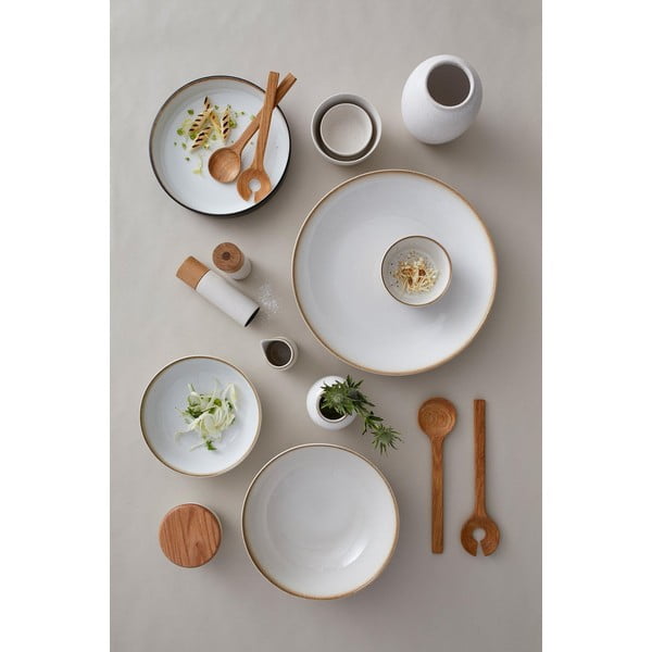 Biały zestaw młynków do pieprzu i soli 2 szt. ceramiczny Gastro Cream – Bitz-image-1