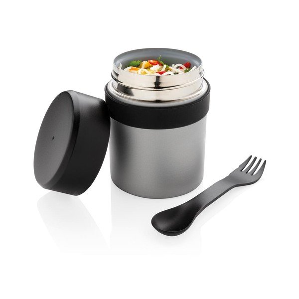 Pojemnik na żywność ze stali nierdzewnej ze sztućcami XD Collection-image-2