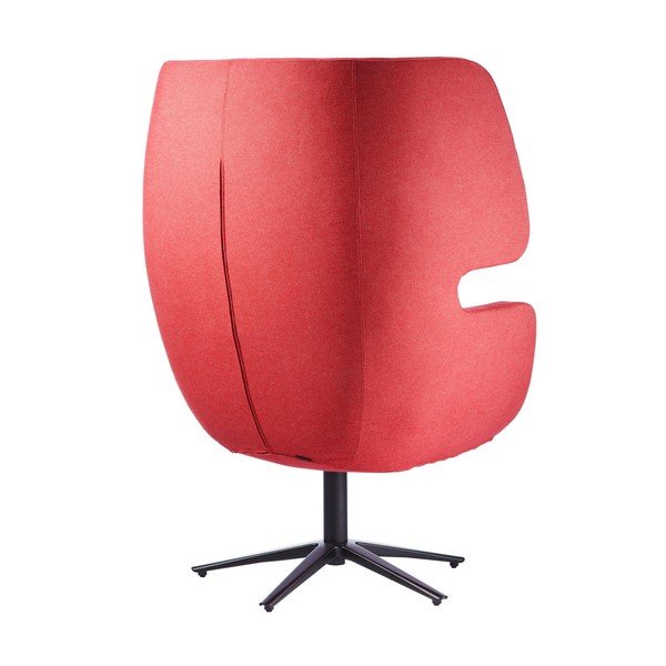 Pomarańczowy fotel obrotowy Softline Moai-image-2