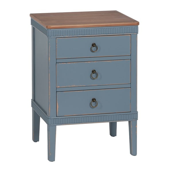 Niebieska szafka nocna Shabby – Ixia