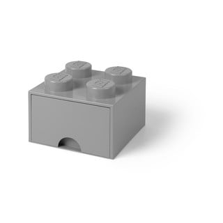 Szary kwadratowy pojemnik LEGO®