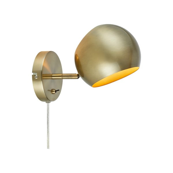 Kinkiet w brązowo-złotym kolorze Edgar – Markslöjd