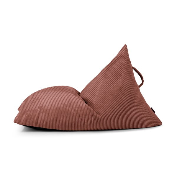 Ceglasty sztruksowy dziecięcy worek do siedzenia Razzy – SLOWDOWN