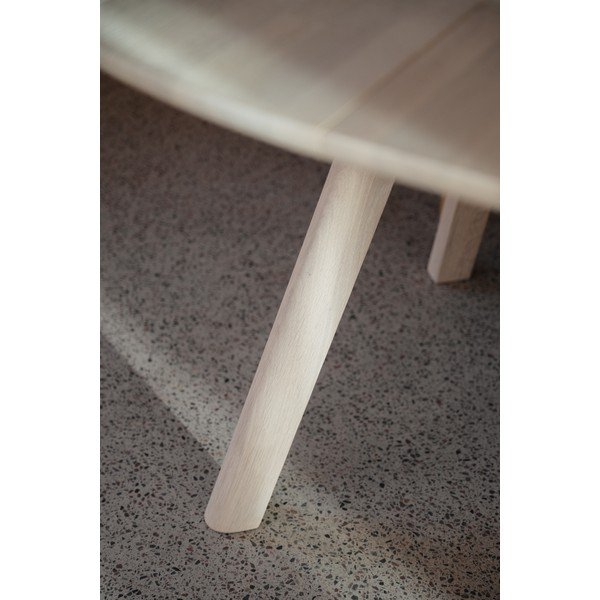 Okrągły rozkładany stół z litego drewna dębowego ø 140 cm Clapperton – Rowico-image-4
