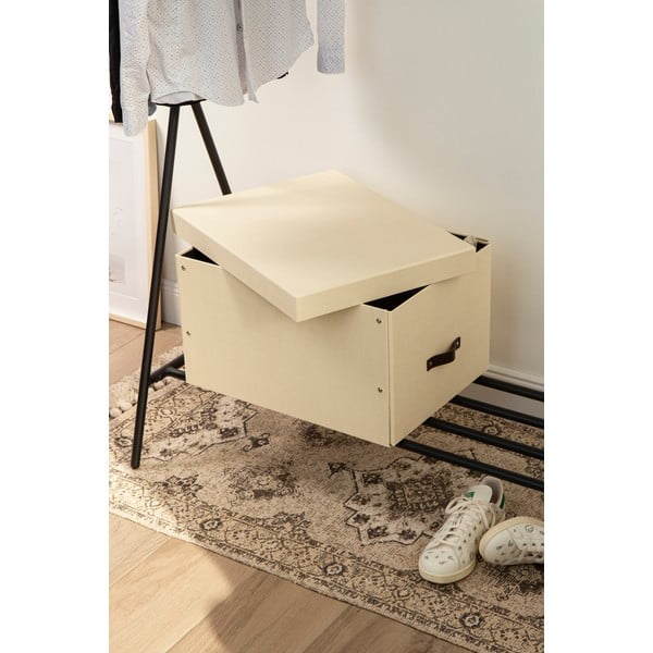 Kartonowy pojemnik z pokrywką Tora – Bigso Box of Sweden-image-2