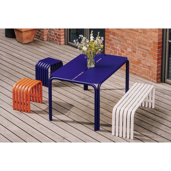 Metalowy stół ogrodowy 84x135 cm Nokk – noo.ma-image-4