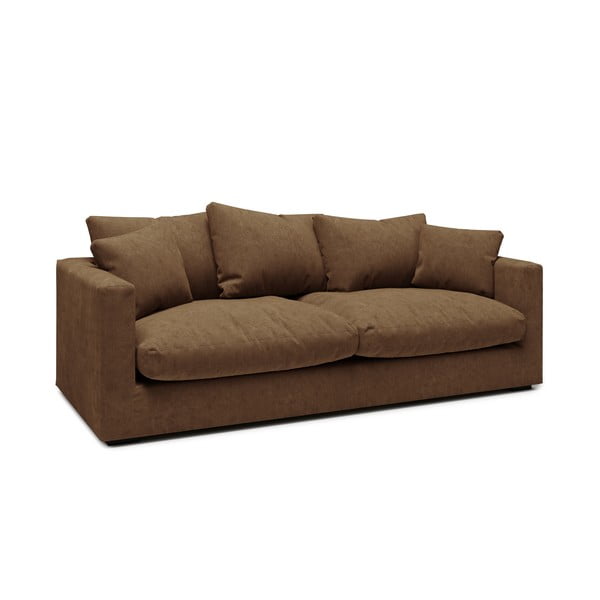 Brązowa sofa 220 cm Comfy – Scandic-image-1
