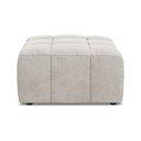 Beżowy aksamitny podnóżek Aloha – Makamii