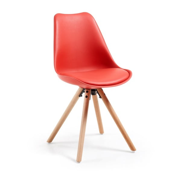 Czerwone krzesło La Forma Lars