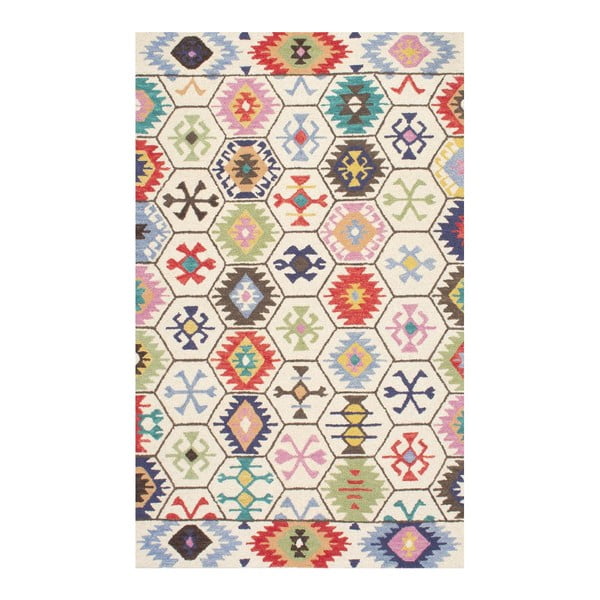 Wełniany dywan Azteco, 120x183 cm