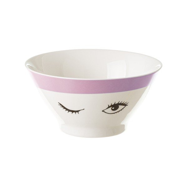 Porcelanowa miska Unimasa Pink Dreameyes, 350 ml