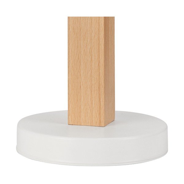 Biało-brązowa lampa stołowa (wysokość 39 cm) Orazio – LAMKUR-image-4