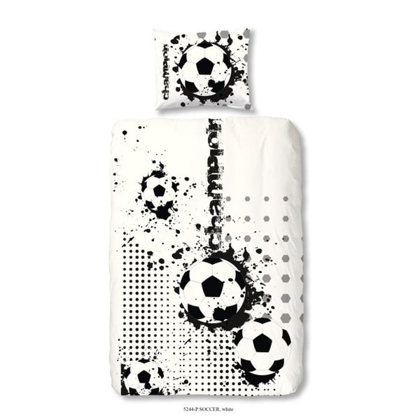 Bawełniana pościel dziecięca Müller Textiel Soccer, 140 x 200 cm