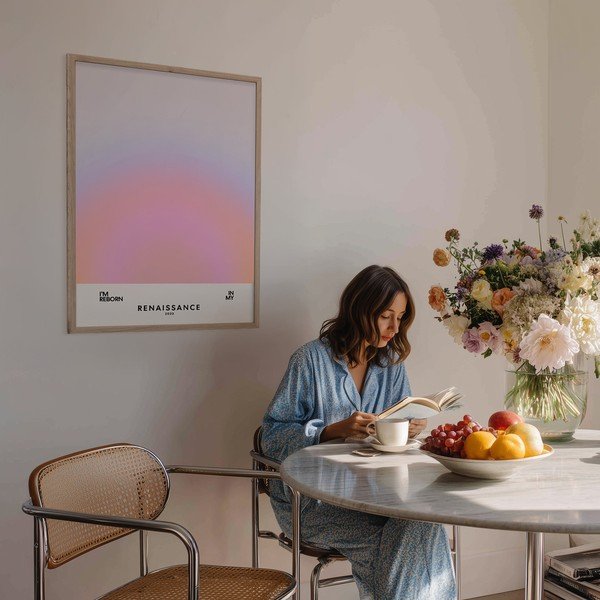 Obraz drukowany z ramą w zestawie 50x70 cm Soft Nuances – Styler-image-1