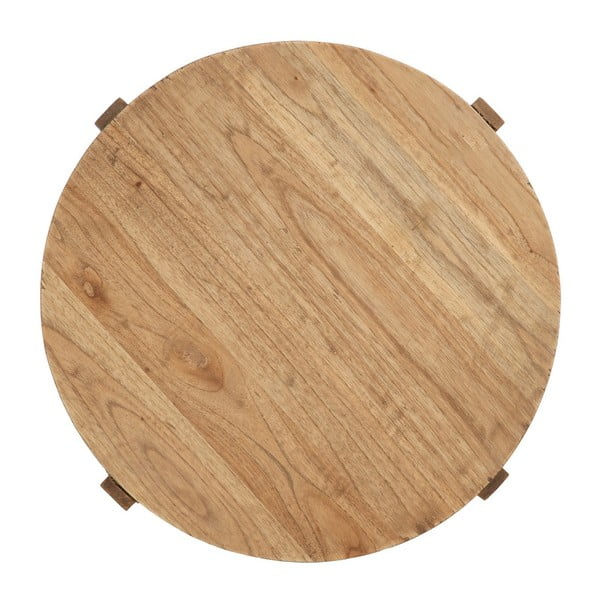 Okrągły stolik z litego drewna mindi ø 40 cm Dala – Ixia-image-3