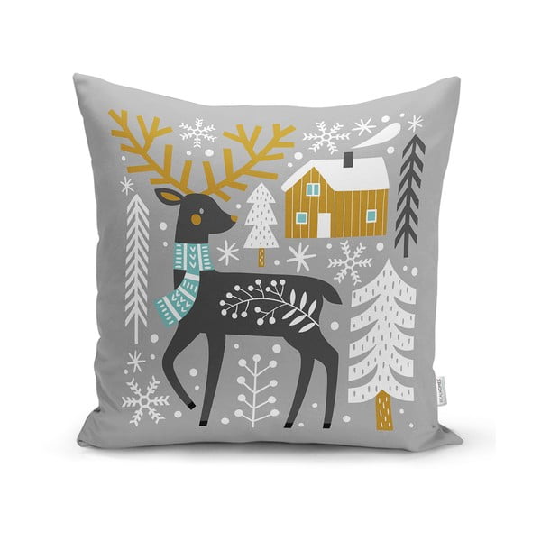 Poszewka na poduszkę ze świątecznym motywem 43x43 cm – Mila Home