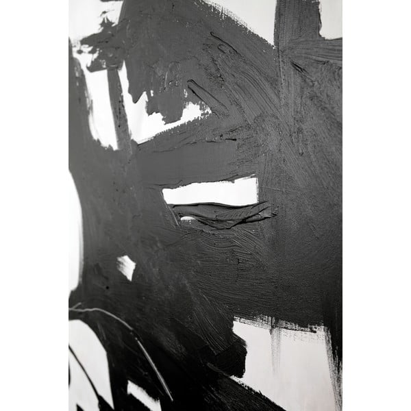 Ręcznie malowany obraz 100x100 cm Playblack 1 – Malerifabrikken-image-2