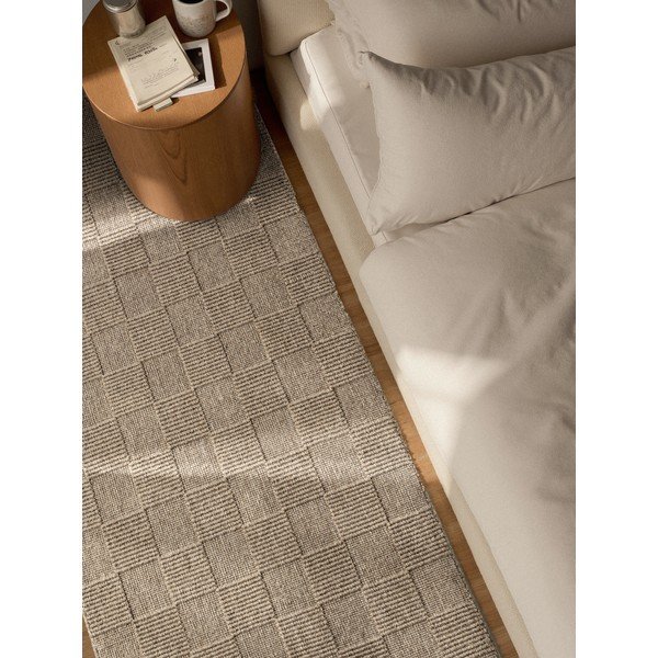 Beżowy wełniany chodnik tkany ręcznie 80x200 cm Scala – Villeroy&Boch-image-3