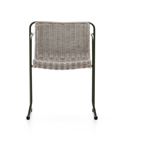 Szarozielone metalowe krzesło ogrodowe Maurina – Kave Home-image-2