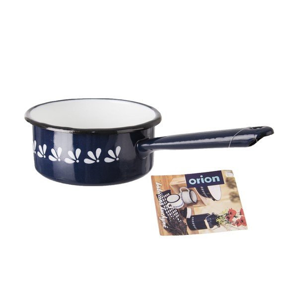 Niebieski emaliowany rondelek Orion, 0,6 l-image-3