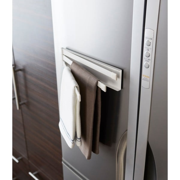 Biały magnetyczny uchwyt na ścierki YAMAZAKI Tower-image-3