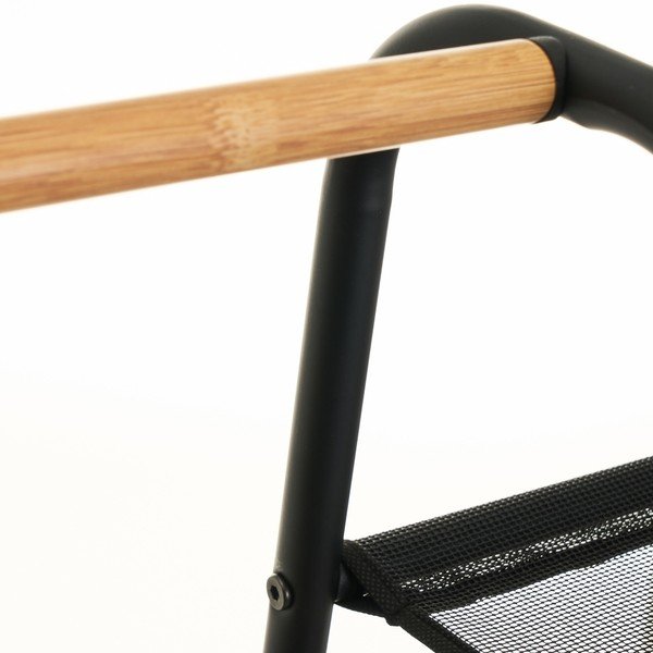 Czarny metalowy stojak na ubrania – Casa Selección-image-2