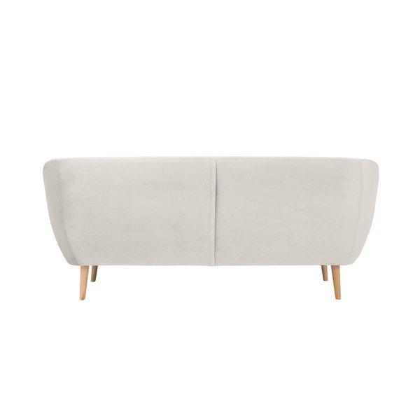 Kremowa sofa 3-osobowa Mazzini Sofas Benito-image-3