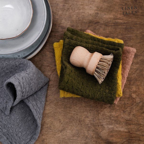 Lniane ścierki zestaw 2 szt. 26x26 cm – Linen Tales-image-1