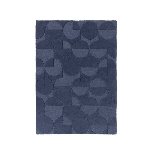 Niebieski wełniany dywan Flair Rugs Gigi, 200x290 cm