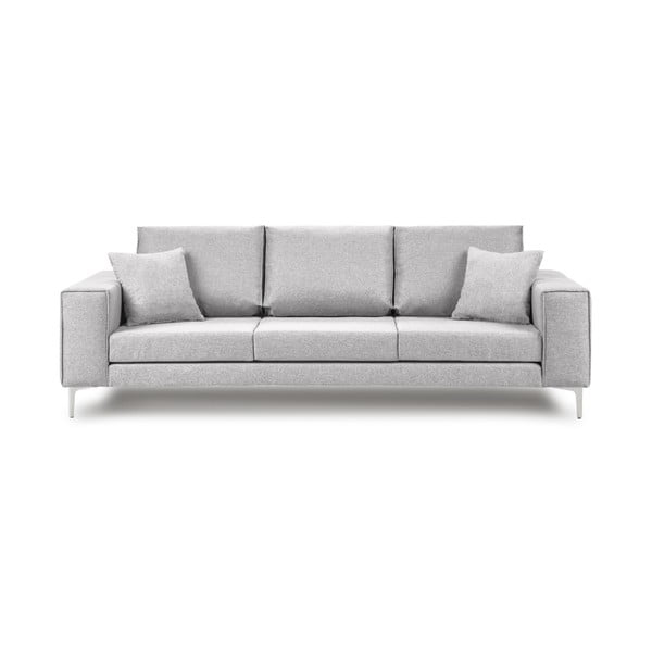 Jasnoszara sofa Cosmopolitan Design Cartagena, 264 cm