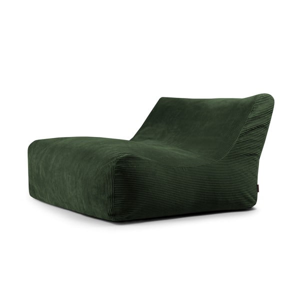 Zielony sztruksowy worek do siedzenia Sofa Lounge – SLOWDOWN