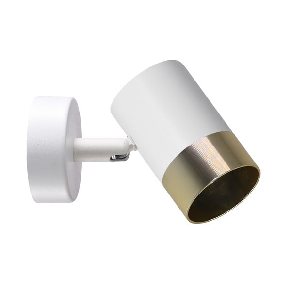 Kinkiet w biało-złotym kolorze Tobi – Candellux Lighting