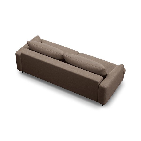 Szarobrązowa rozkładana/ze schowkiem sofa 233 cm Naomi – Micadoni -image-2
