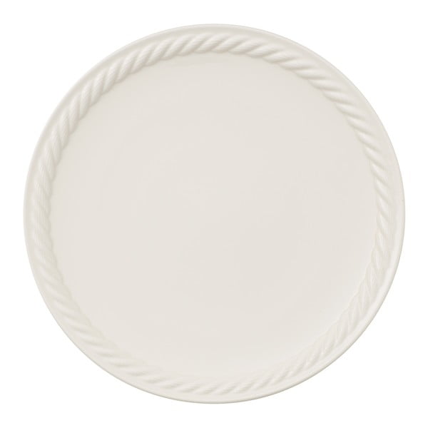 Biały porcelanowy talerz na pizzę Villeroy & Boch Montauk, ⌀ 32 cm