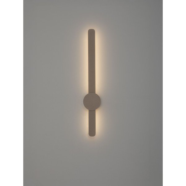 Szarobeżowy aluminiowy kinkiet LED Norei – Nova Luce-image-3