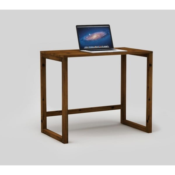 Ciemnobrązowe biurko  Only Wood Desk