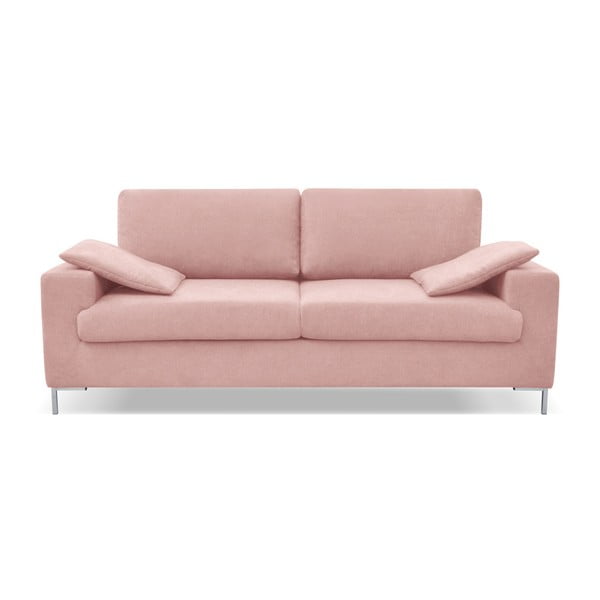 Jasnoróżowa sofa trzyosobowa Cosmopolitan design Hong Kong
