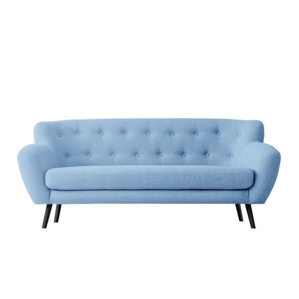 Jasnoniebieska sofa trzyosobowa Kooko Home Rock