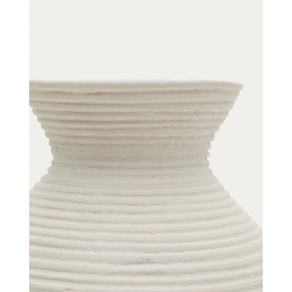 Kremowy wysoki wazon z papier mâché (wysokość 51 cm) Pria – Kave Home (zdjęcie 5)